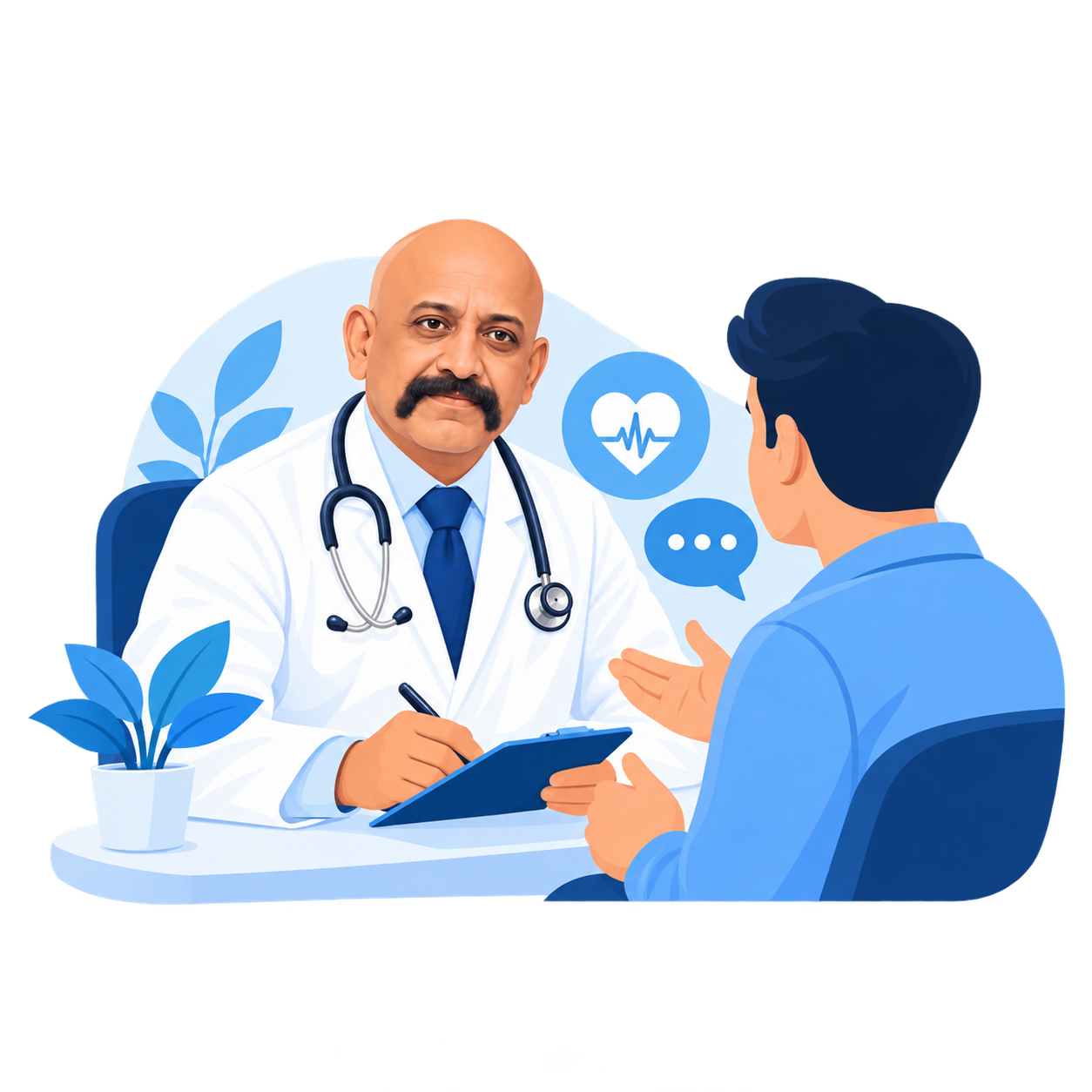 Listen first — patient consultation