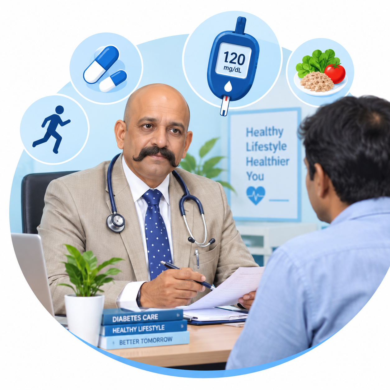Diabetes care consultation at Sri Venkateshwara Health Care