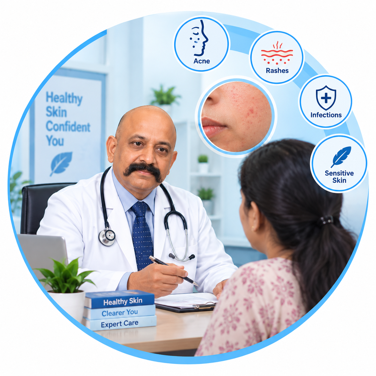 Skin treatment consultation at Sri Venkateshwara Health Care