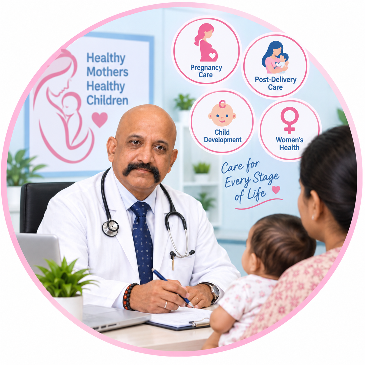 Women and child healthcare consultation